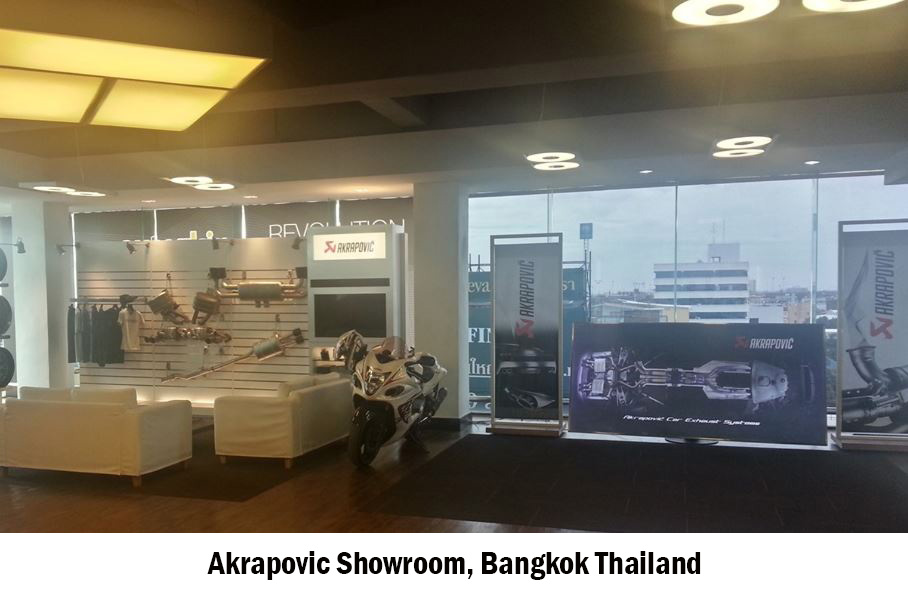 Akrapovic Showroom, Bangkok Thailand