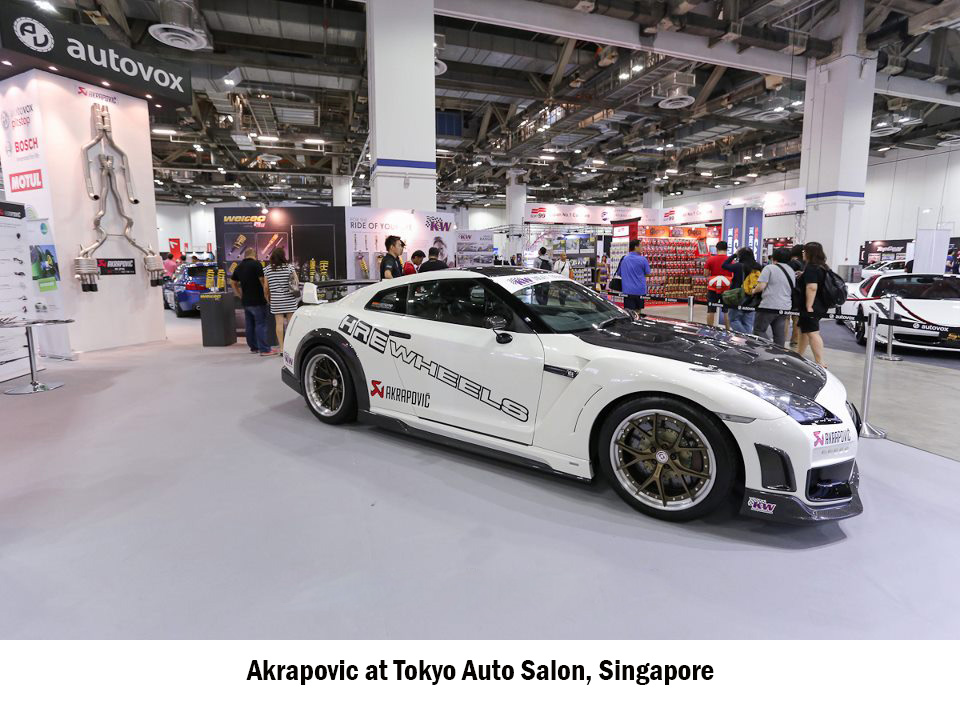 Akrapovic at Tokyo Auto Salon, Singapore