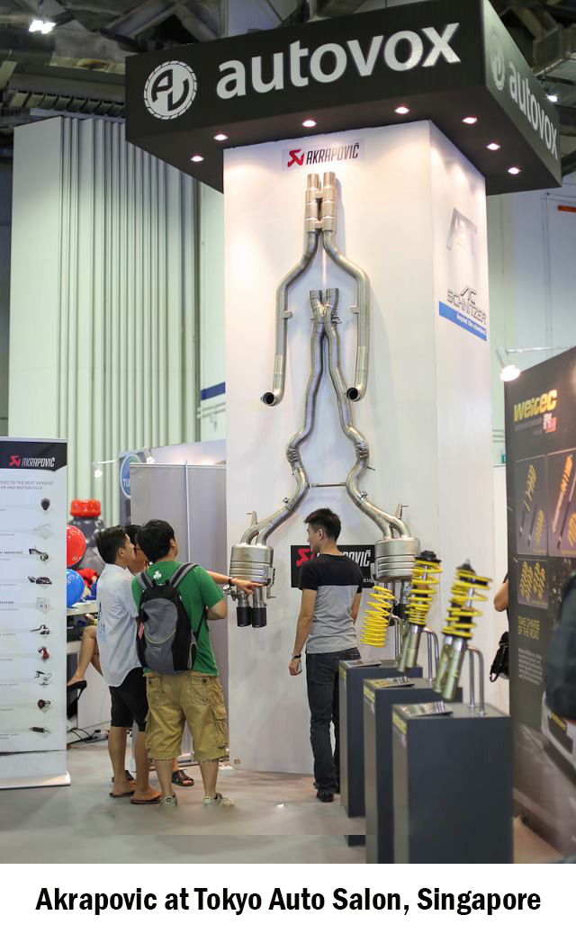Akrapovic at Tokyo Auto Salon, Singapore