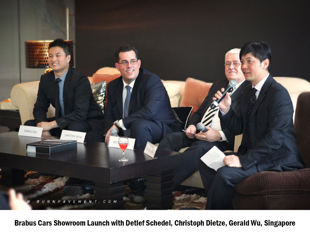 Brabus Cars Showroom Launch with Detlef Schedel, Christoph Dietze, Gerald Wu, Singapore