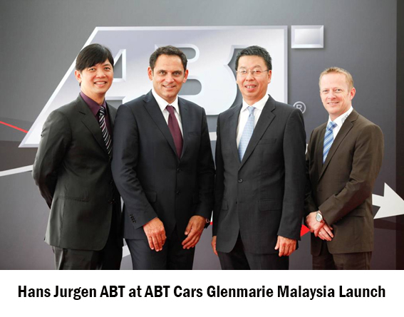 Hans Jurgen ABT at ABT Cars Glenmarie Malaysia Launch
